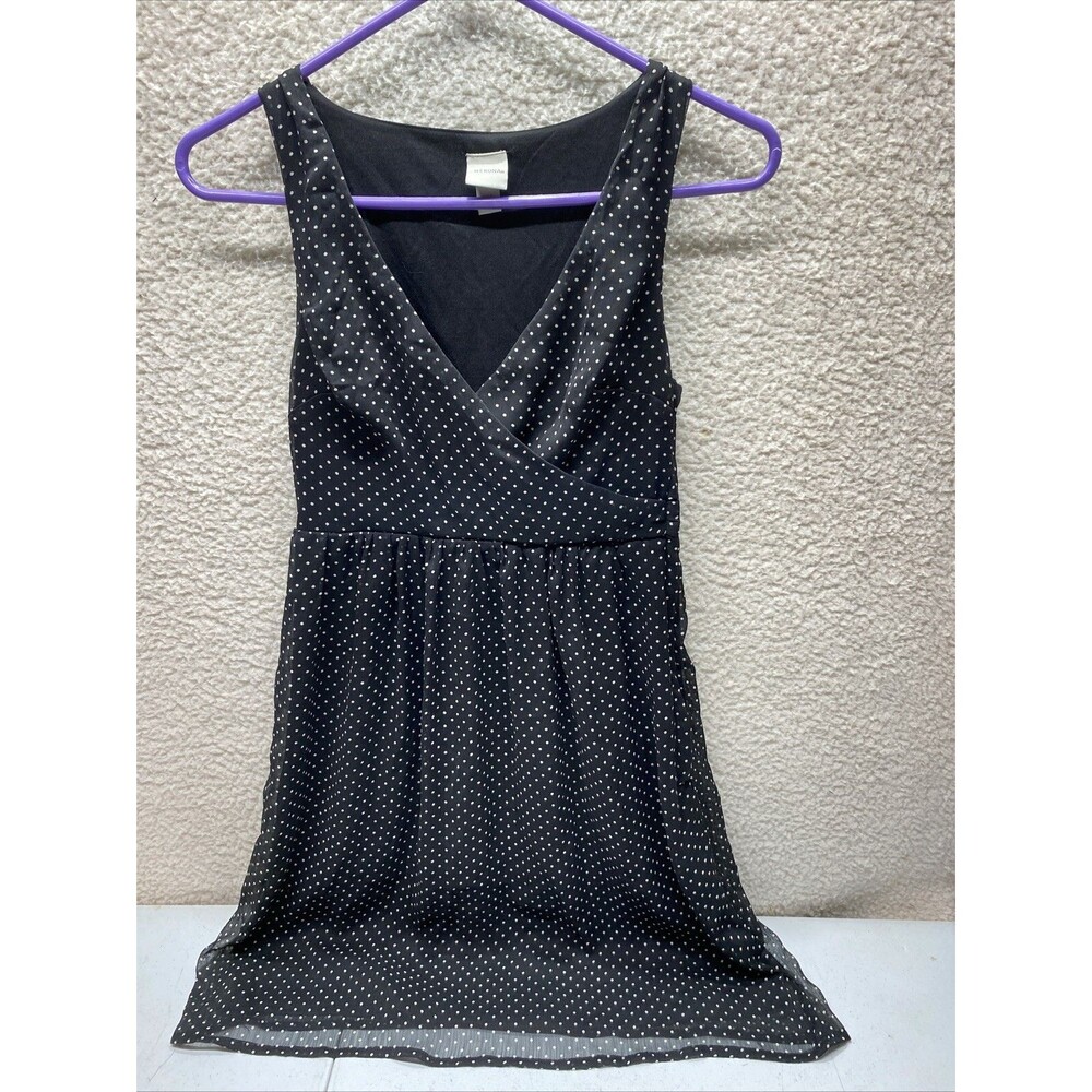 Merona Women's size XS Black & White Print Sleeveless Dress